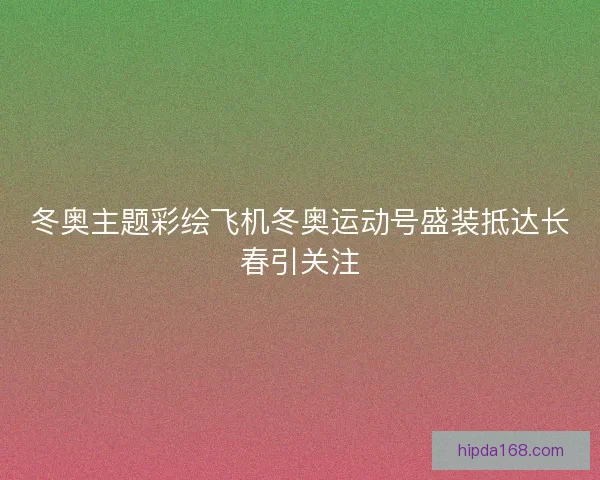 冬奥主题彩绘飞机冬奥运动号盛装抵达长春引关注
